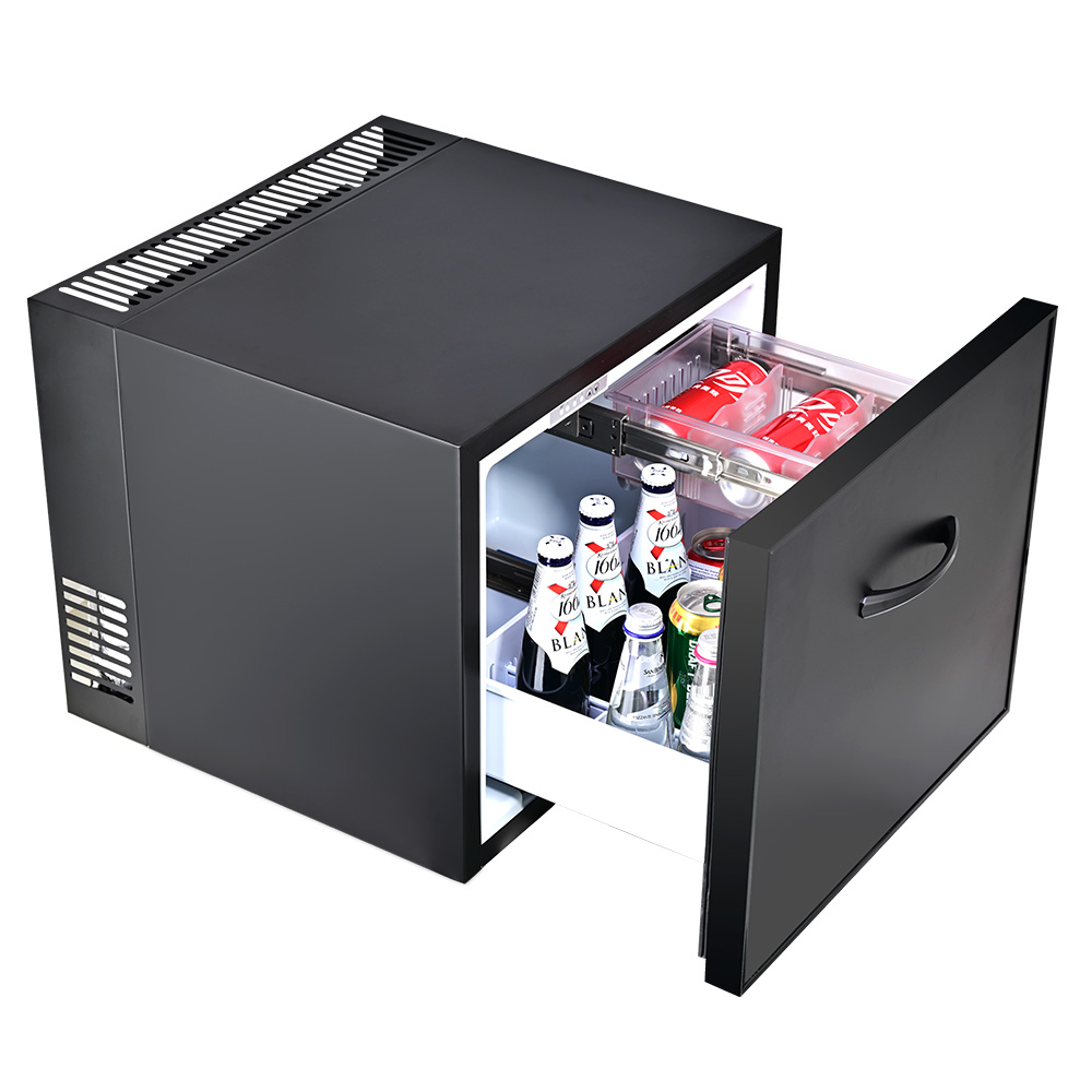 Home Bar And Fridge - 引き出し式38Lミニ冷蔵庫 家庭用 キッチン ホテル用 アンダーカウンター冷蔵庫