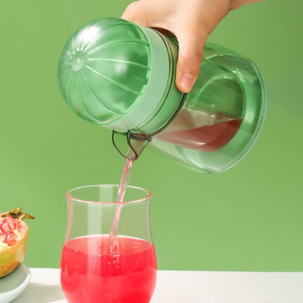 Citrus Juicer Bar - キッチンガジェット 手動式ザクロジューサー フィルター付き 省力型手動ジューサーカップ 食品グレードプラスチック レモンジューサー