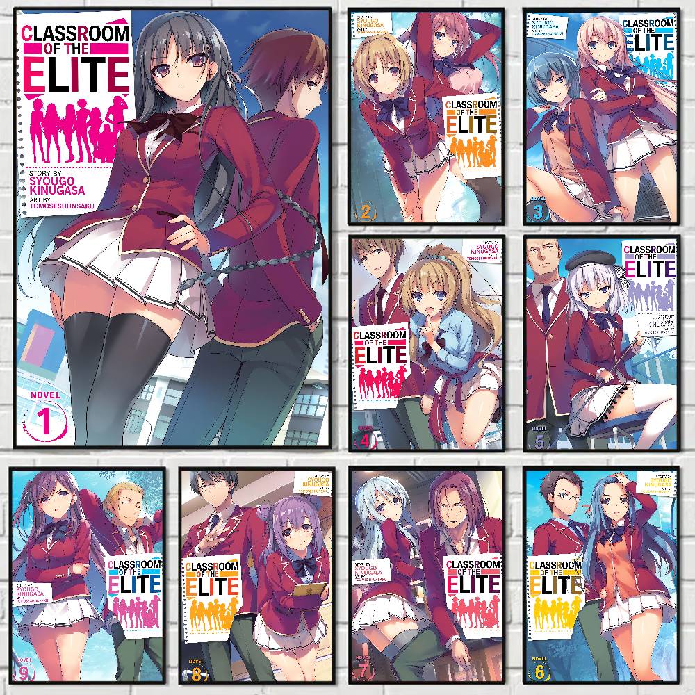 アニメ「エリートの教室」アニメポスター ウォールアート ホー - Home Bar And Theater のレビューと価格