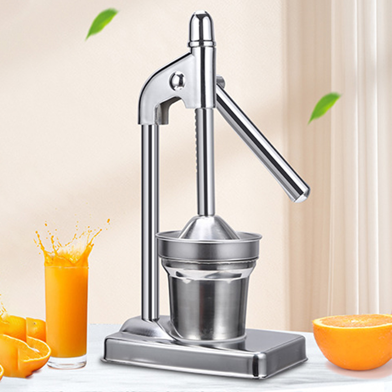 ステンレス鋼手動ジューサーオレンジレモンザクロハンドプレスフ - Citrus Juicer Bar のレビューと価格