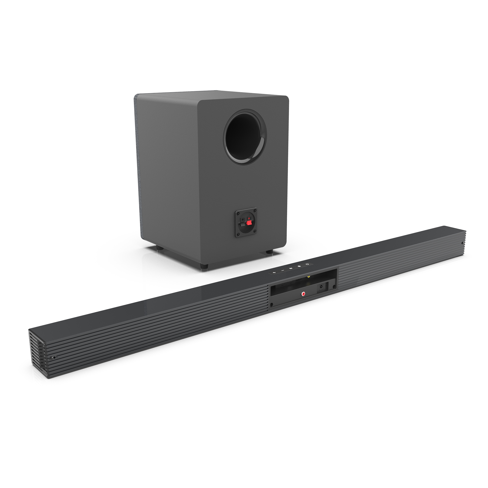 84W テレビサウンドバー（サブウーファーボックス付き）2. - Home Bar And Theater のレビューと価格
