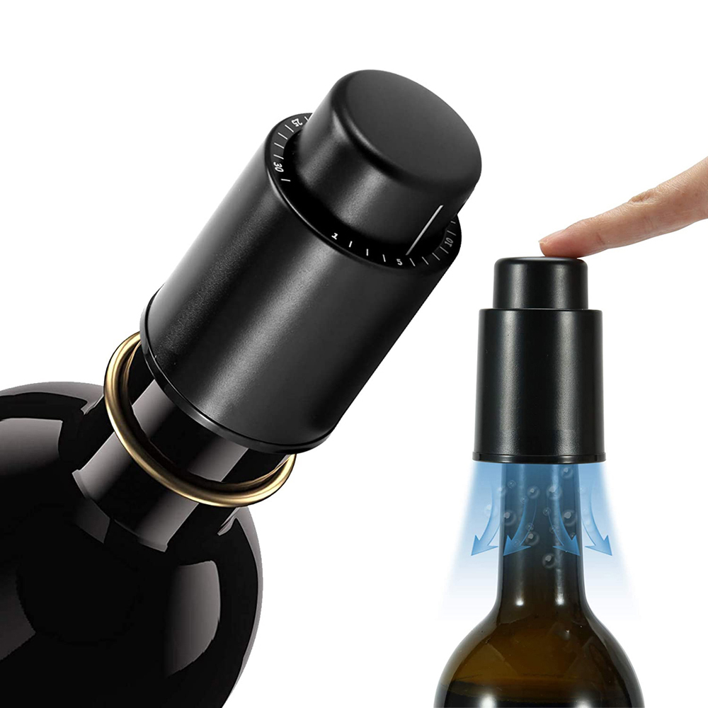ワインボトルストッパー 再利用可能なワインストッパー 真空ワ - Wine Preservation Pump のレビューと価格