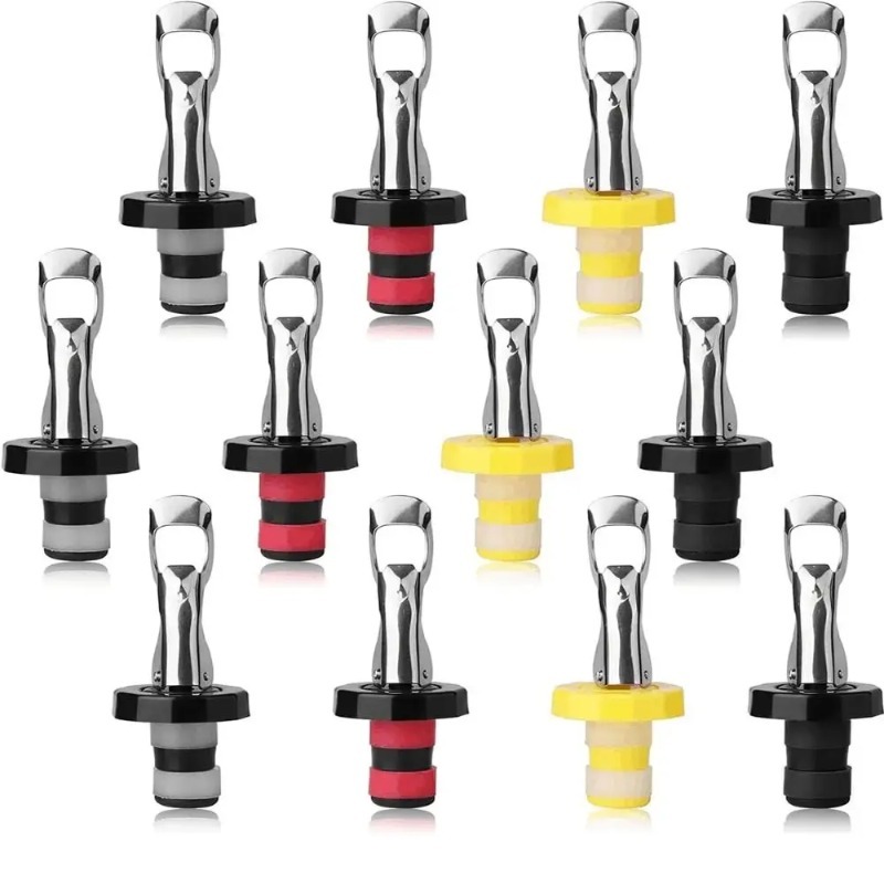 1/12 個真空ボトルストッパーシリコーンワインボトルストッ - Wine Preservation Pump のレビューと価格
